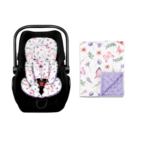 Set para bebé con inserto y manta de asiento miniatura 1