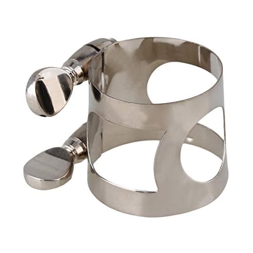 BQLZR Tornillos dobles chapados en níquel para clarinete para ajustar la boquilla