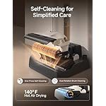 Mova K30 Wet Dry Vacuum Cleaner, 180° Lie-Flat Reach Smart Vacuum Mop, 140°F Hot Air Drying, 0in Dual-Edge Cleaning, Powerful 18000Pa Suction Floor Cleaner for Hard Floors Pet Hair - Image 5