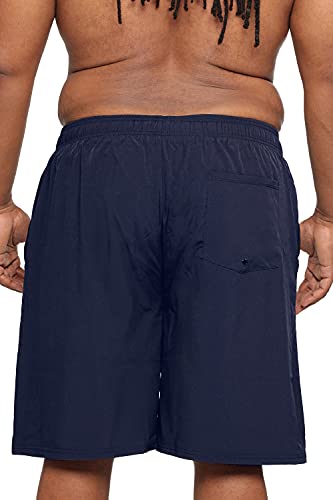 HOdo Mens Big and Tall Swim Trunks 11 inch with Mesh Liner Bathing Suits Swim Shorts for Men Plus Size 2X-6X3