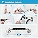 2 Pack 12 Inch Grab Bars for Bathtubs and Showers, Anti Slip Handicap Grab Bars for Shower, Safety Bath & Toilet Rail for Elderly Senior, Shower Handle Disability Assist Bathroom Handrail