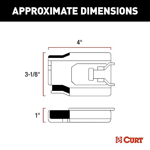 CURT 51116 Venturer Next Electric Trailer Brake Controller, Time-Delay, Fully Adjustable, Low Profile, 1-3 Axles, Plug-and-Play