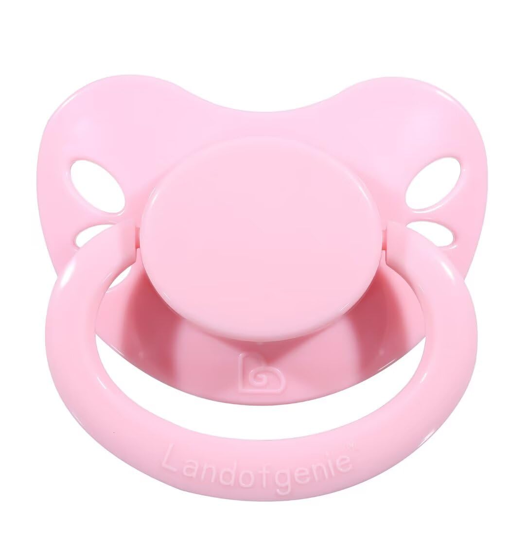 Landofgenie Adult Size Large Shield Pacifiers Butterfly Shaped Cutie Pacifier Pink