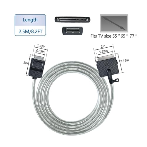 Câble One Connect BN39-02903A 2,5 M : performance premium pour Samsung OLED - 2