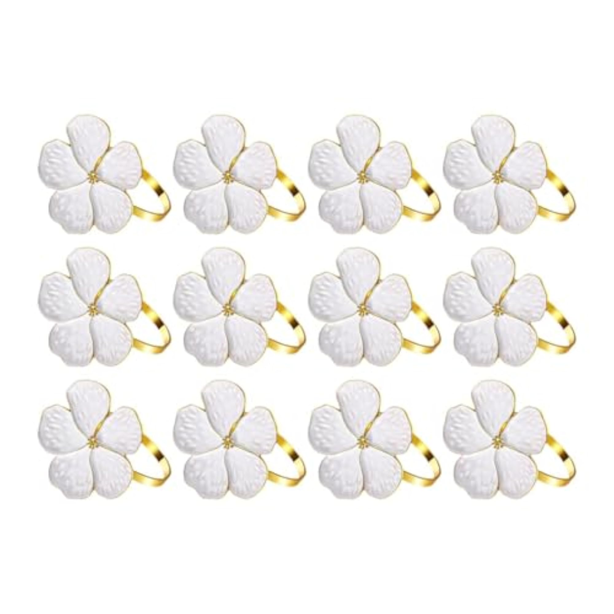 12 Pieces Napkin Rings Table Decoration for Events