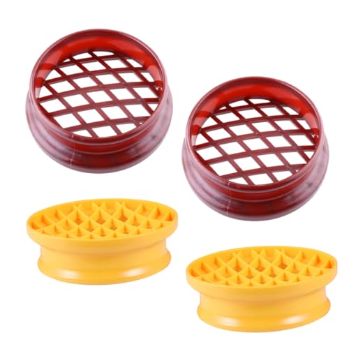 ABOOFAN 4pcs Pineapple Cake Muffin Molds Baking Tool for Bread Extrusion Easy Baking and Cake Decoration