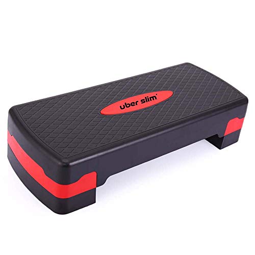 Fitness Aerobic Step with Risers Workout Equipment for Home Workouts Exercise Equipment Home Gym Fitness Accessories Workout Bench Gym Equipment for Home, Step Up Exercise Platform Adjustable