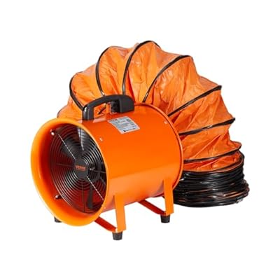 VEVOR Ventilador Extractor Industrial 900 W Extractor de Aire Conducto 406,4 mm Manguera de Extracción 5 m Volumen de Aire de 8792 m3/h Extractor de Aire 2 Engranajes para Extracción de Polvo y Humo | Ya disponible en tu tienda friki favorita! En mundofriki.es!