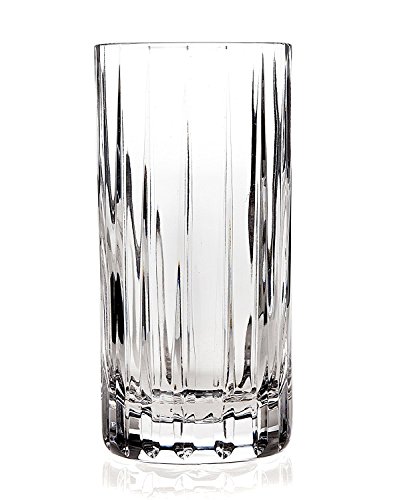 Godinger Highball Glasses,Tall Beverage Cups - Set of 4