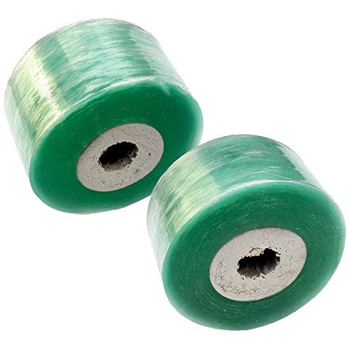 Nsiwem Cinta de Injerto 2 Piezas 100M Estirable Cinta Injerto Autoadhesivo Fruta Injerto Films Humedad Clara Herramienta de Jardinería 2cm, 3cm in Ancho para Frutas Árbol Cover