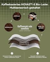 MOFT MOVAS Rahmen Hülle für iPhone 18 Pro für MagSafe, Ultra Dünner und Ultra Schutz - TPU-Eck Schutz mit Weiches Veganes Leder，0.75 mm (0.03 in) Slim（Dark Coffee + Sapphire） – Ansicht 7