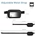 Telena Belt Bag for Women Men Fashionable Crossbody Fanny Pack for Women Waist Bag with Adjustable Strap Black