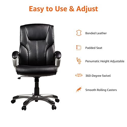 Amazon Basics Executive High Back Office Chair, Adjustable Height,, photo 4 of 4