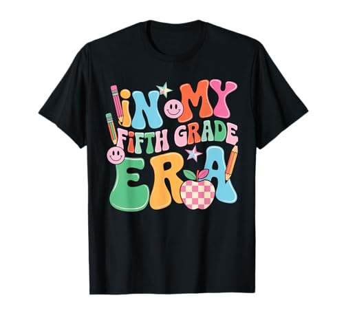 In My Fifth Grade Era Back to School Retro Groovy 5e année T-Shirt