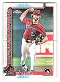2025 Topps Chrome Prism Refractor #4 Zac Gallen Arizona Diamondbacks MLB Baseball Trading Card