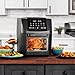 Gourmiia Air Fryer 14-Quart All in One Digital Kitchen Airfryer, Oven, Rotisserie, Dehydrator & Deep Fryer – Versatile Kitchen Appliance with Guided Cooking and 12 One-Touch Presets