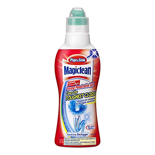 MAGICLEAN Pipe Cleaner 500g Clears Tough Clogs Dissolves Hair & Grease Kills Bacteria Removes Odour