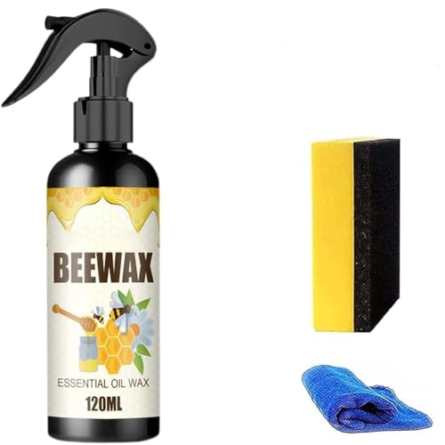 【Lucidatura semplice e comoda】 Il lucidante spray per mobili con cera d'api ti consente di lucidare i tuoi mobili in pochi semplici passaggi. Basta spruzzare la cera d'api sulla parte che si desidera lucidare, strofinarla con un panno e ammirare la superficie lucida e liscia. Questo spray alla cera d'api è semplice da usare e fornisce risultati eccellenti per i tuoi mobili.