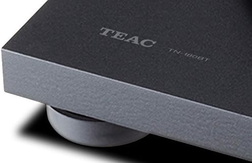 Teac TN-180BT-A3/B Hifi turntable with Bluetooth transmitter for speakers and headphones (belt drive, 33/45/78 rpm, integrated phono preamp, high-density MDF), Black