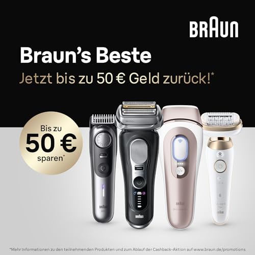 Braun Silk-épil 9 – Wet&Dry Epilierer mit schwenkbarem Kopf – Bild 4