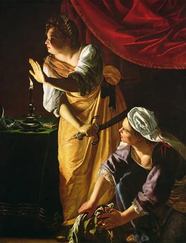 Impression sur toile Artemisia Gentileschi affiche peinture decoration interieure