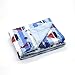 Marina Decoration Reversible Rich Printed Woven Fluffy Plush Soft Warm Flannel Fleece Children Throw Sherpa Kids Blanket, 40 x 50 Inch Nautical Sailing Boat with White Base Pattern