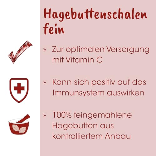 Fit-BARF Hagebuttenschalen fein für Hunde 800g