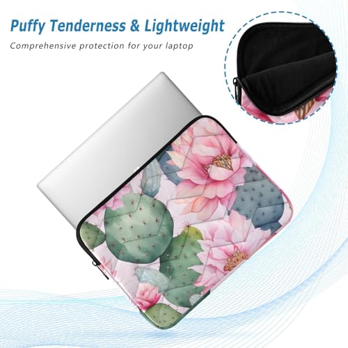 Funda para portátil de 13-14 pulgadas con diseño floral y tejido impermeable miniatura 5