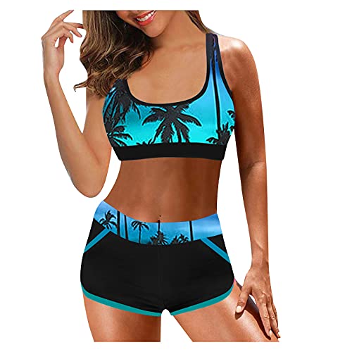 Maillot de bain deux pièces bustier rétro chic au style tankini sexy