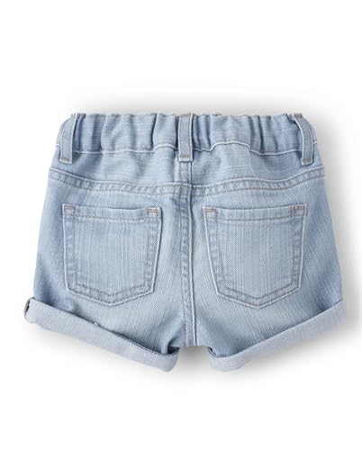 The Children's Place,and Toddler Girls Denim Midi Shorts,Lily Wash,4T - image 3