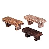 Chaises : décoration étonnante, vous apportera plaisir et plaisir et créera une atmosphère joyeuse. c'est un décor de banc miniature intéressant. fabriqué à partir de matériaux de et conçu avec une véritable apparence de banc, c'est une décoration pour votre maison votre jardin.