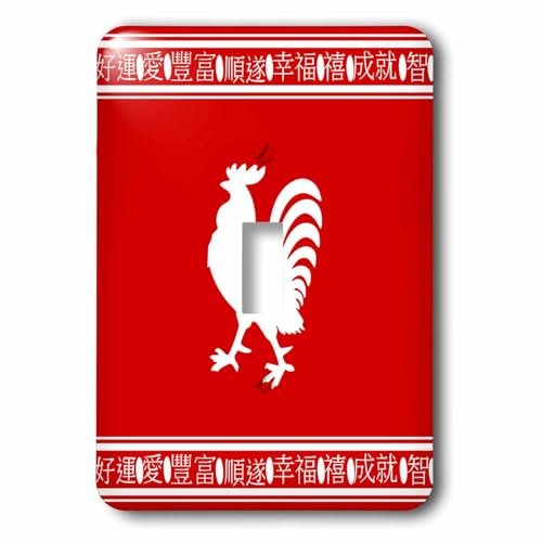 Interruptor de gallo astrológico para salones de estilo oriental 2