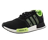 adidas NMD_R1 Mens Shoes Size 5, Color: Black/Neon Green
