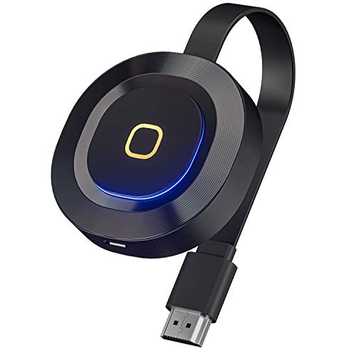 PGFUN 4K Wireless Display Dongle Adapter,5GHz+2.4GHz WiFi Portable Display Receiver HDMI Screen Mirroring Compatible for Miracast/Airplay/Android/iPhone/iPad/Mac/PC/TV/Monitor