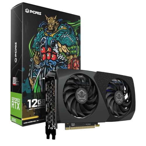 PCYES GPU NVIDIA GEFORCE RTX 3060 12GB GDDR6 192 BIT GRAFFITI PROJETO EDGE - PVRTX3060BL2F