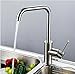 SENWEI Robinet de Cuisine en Acier Inoxydable 304 au Total sans Plomb, sans Plomb, à Levier Unique, Fini Nickel, évier de Cuisine Chaud et Froid