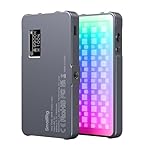 SMALLRIG P96L RGB Video Light by SmallRig, Portable Metal LED Camera Light, 2500-8000K, 21 Effects, CRI 96+, OLED Display, Photo and Video Lighting, Long Battery Life, Fits Camera, etc. - 3489B