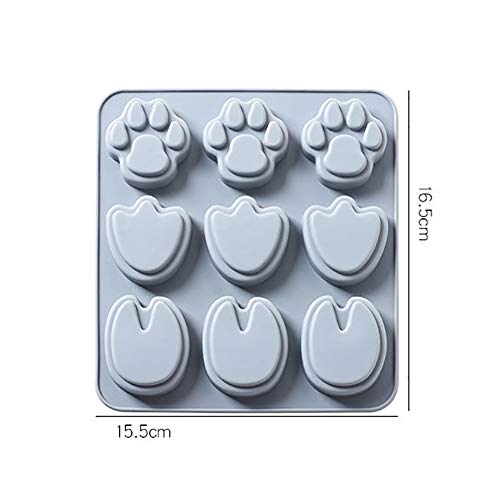 Moule en silicone 9 fleurs pour pâtisserie fine et confiserie maison haute précision