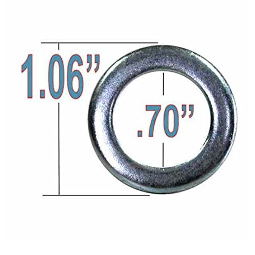 Short Mag Style Lug Nut 1/2" with Standard Washer Set of 20 Pieces