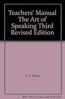 Teachers' Manual The Art of Speaking Third Revised Edition 0663305039 Book Cover