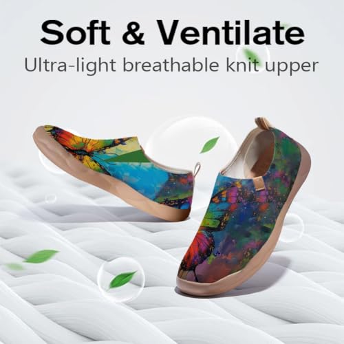 Women's Walking Travel Shoes Slip On Casual Art Loafers Lightweight Comfort Fashion Sneaker2