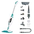 Dcenta Steam Mop Cleaner,12 in 1 Convenient Detachable Handheld Steam Cleaner for Hardwood,Tiles,Carpet with Multifunctional Tools,1500W Handheld Steamer for Home,Kitchen,Garment