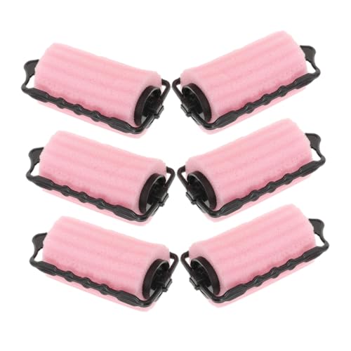 MOTHNUR 6 piezas Rizadores de Espuma Suaves para Dormir Rulos Grandes sin Calor para Tipo de Cabello Moldeadores Cómodos para Ondas Naturales y Peinados Duraderos