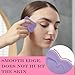 Lymphatic Contour face Brush,Silicone Facial Body Brush - Lymphatic Drainage Massager for Face, Neck Lifting, Gua Sha Beauty Tool to Shape & Radiant Skin (Purple)