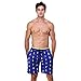 youvimi Men Quick Dry Stripe Swim Trunks Mesh Lining Beach Shorts with Adjustable Pull Cord (Pineapple, XL)