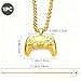 Merouk lced Out Game Controller Necklace for Boys, Cool Style Hip Hop Chain Pendant, Birthday Christmas Valentines Graduation Gifts For Son, Grandson, Girls, Men, Women and Friends