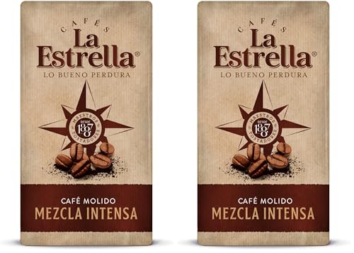 La Estrella Café Molido Mezcla Intensa 250g (Paquete de 2)