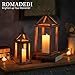 Romadedi Farmhouse Wood Candle Lantern - 12
