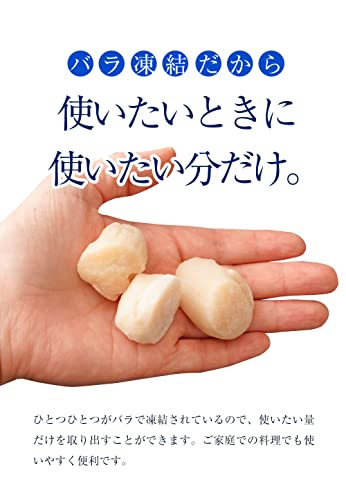 おさかな問屋 魚奏 北海道産 生ほたて貝柱 大粒サイズ 1kg 訳あり 冷凍 刺身 の商品画像 2