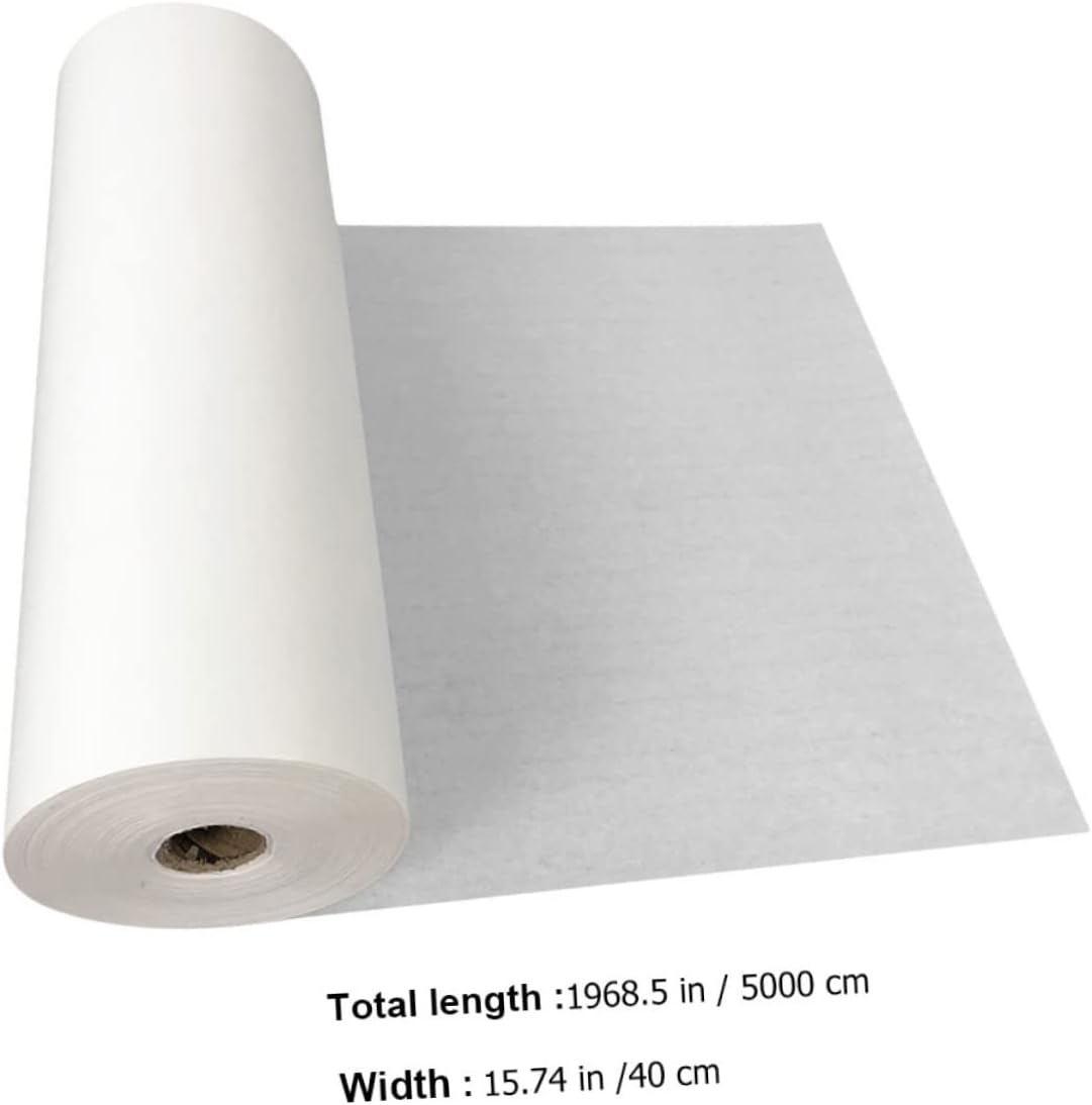 OFFIGAM 1roll Thick Xuan Paper for Chinese Calligraphy and Painting for Beginners and Enthusiasts for Brush Ink Writing and Watercolor Art